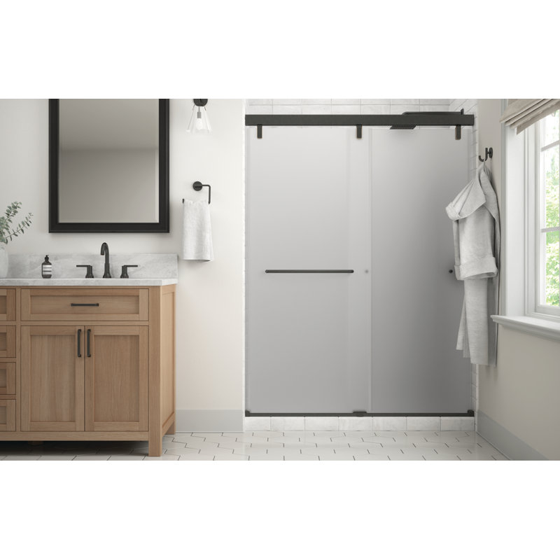 Delta Classic 60 in. x 711/2 in. Mod SemiFrameless Sliding Shower